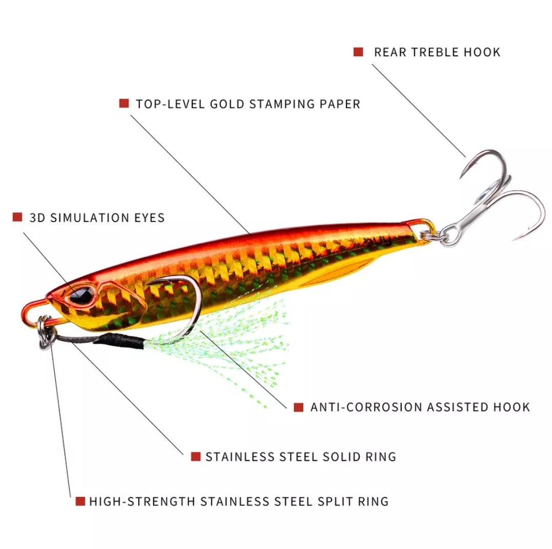 Fishing jigs exelentes para la pesca inshore y surf casting