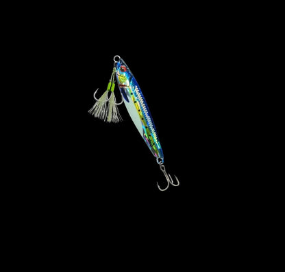 Metal Jigs 60g Glow Luminico exelente para pesca Surf Casting de costa y Pesca embarcada